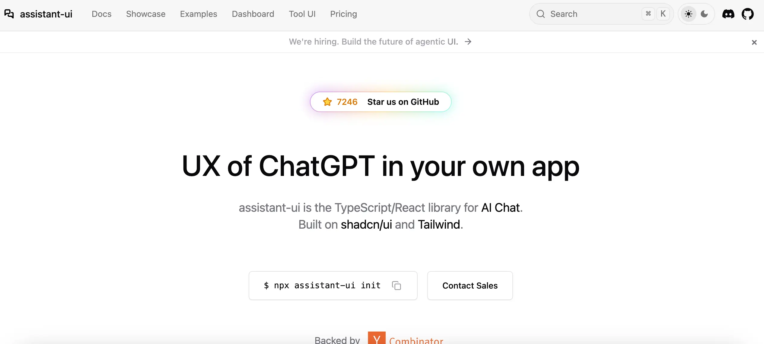Assistant UI