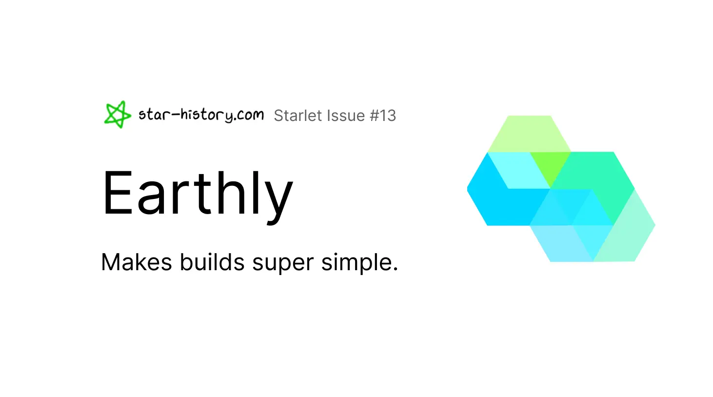 Starlet #13 Earthly: Fast, consistent builds with an instantly familiar syntax - like Dockerfile and Makefile had a baby