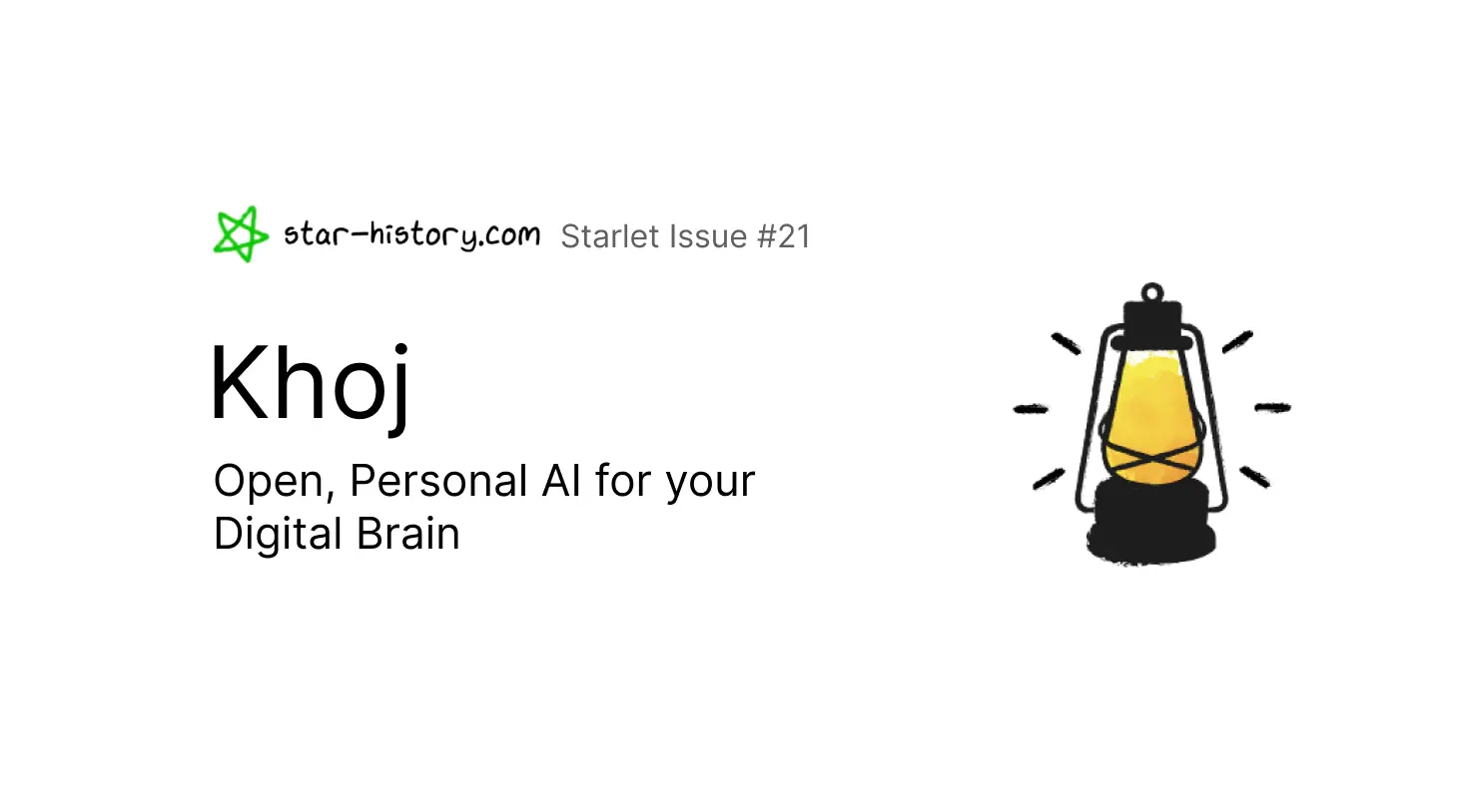 Starlet #21 Khoj: Open, Personal AI for your Digital Brain