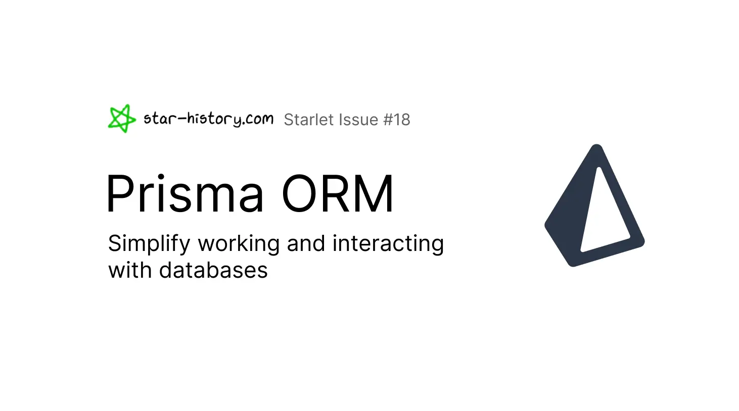 Starlet #18 Prisma ORM: Simplify Working and Interacting with Databases